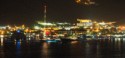 Nighttime view of Charlotte Amalie